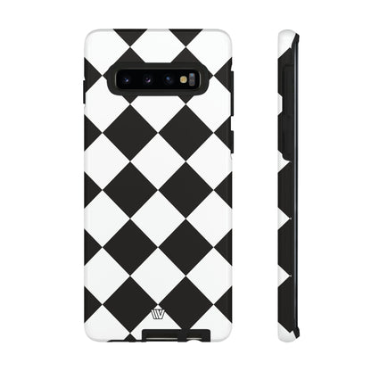 BLACK & WHITE DIAMOND | Tough Phone Case - Trovvve