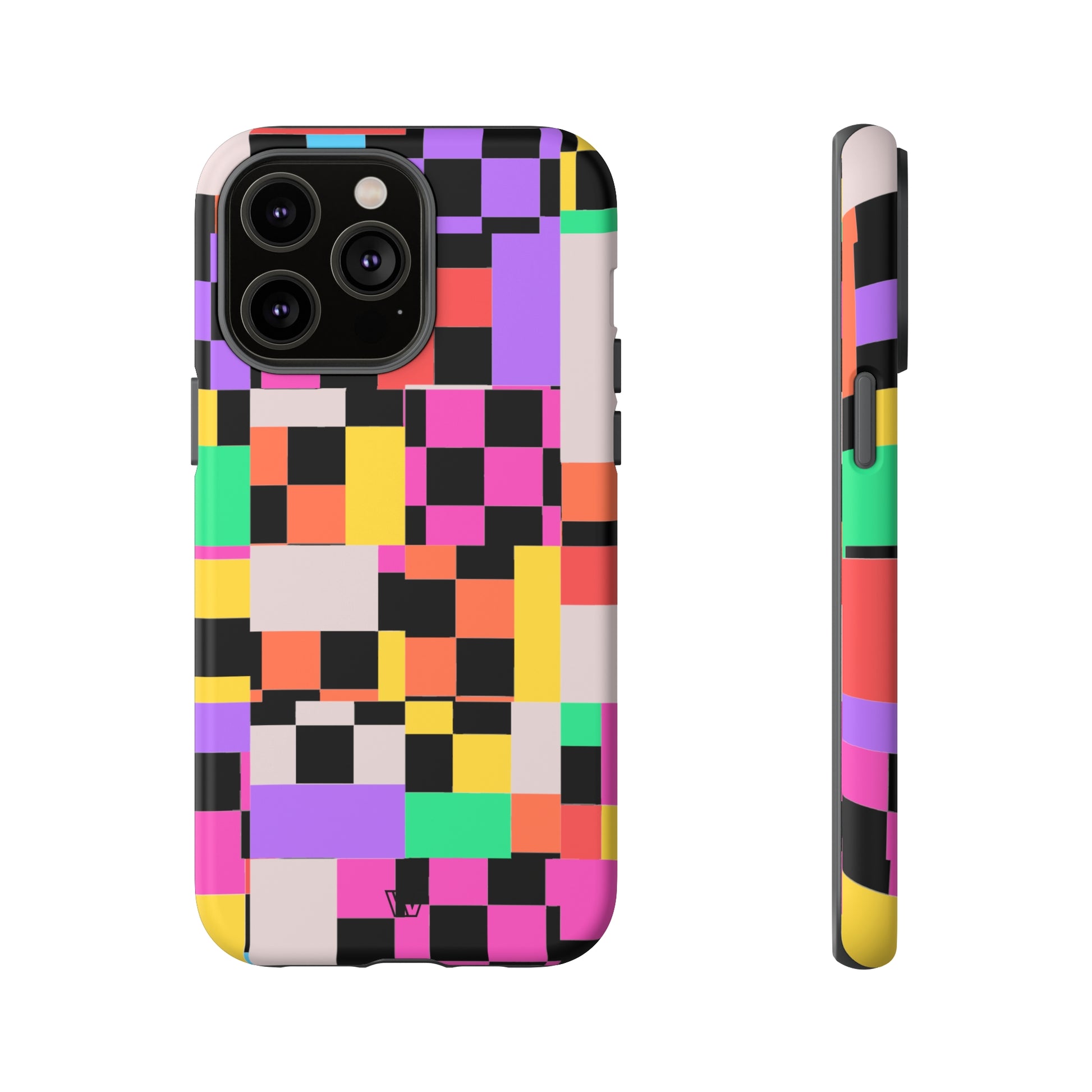 MASHED UP CHECKERBOARD | Tough Phone Case - Trovvve