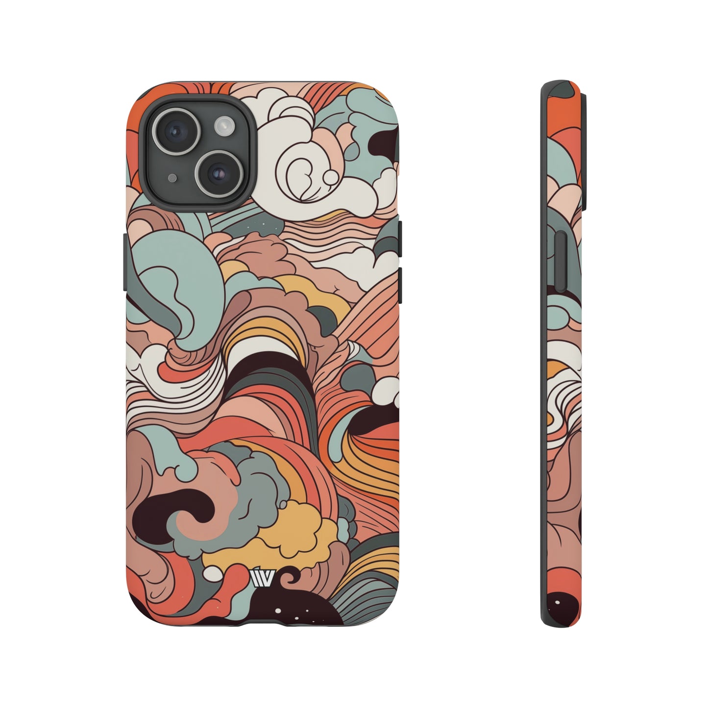 ABSTRACT DOODLE CLOUDS | Tough Phone Case - Trovvve