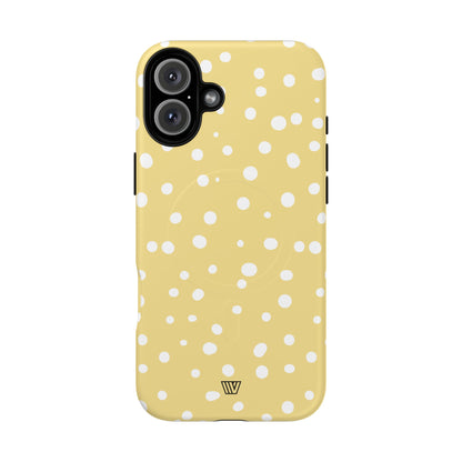 MUTED YELLOW DOTS | MagSafe Tough iPhone Case