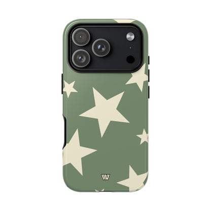 SAGE BOLD STARS | Tough Phone Case