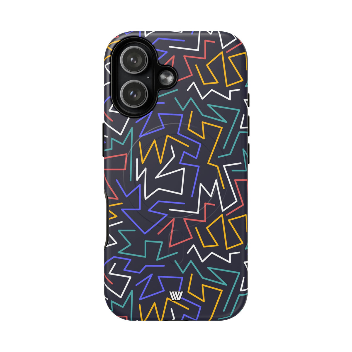 Zigzag Night MagSafe Tough iPhone Case – iPhone 17, Matte