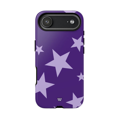 PURPLE BOLD STARS | Tough Phone Case