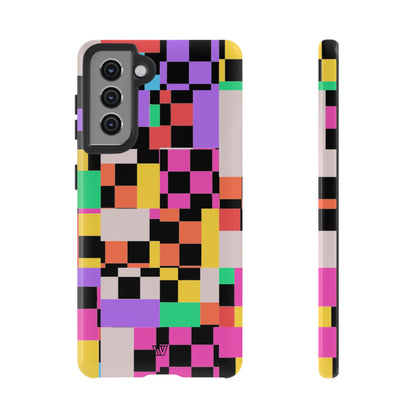 MASHED UP CHECKERBOARD | Tough Phone Case - Trovvve