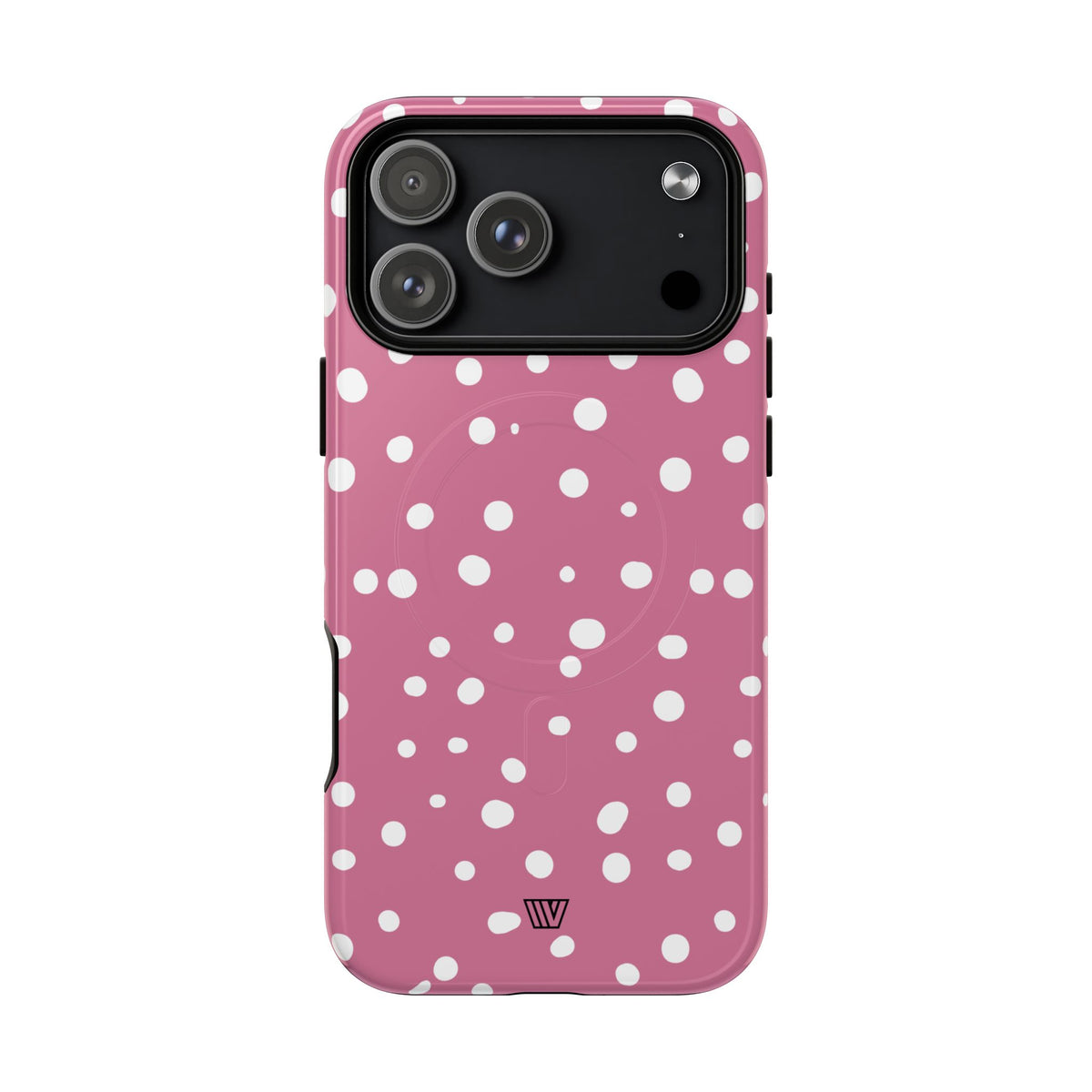 BLUSH RED DOTS | MagSafe Tough iPhone Case