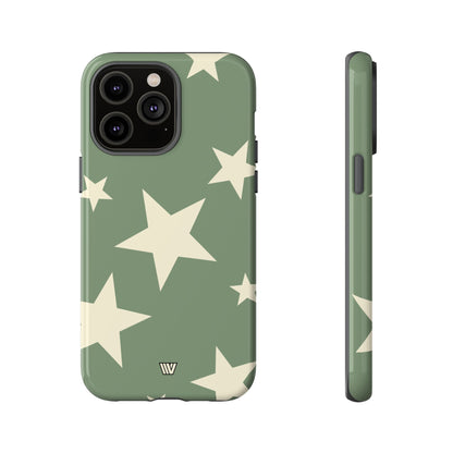 SAGE BOLD STARS | Tough Phone Case