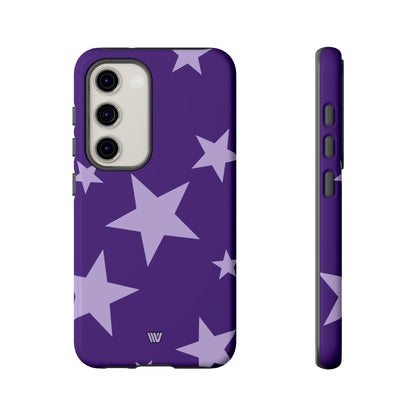PURPLE BOLD STARS | Tough Phone Case