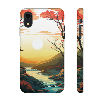 RIVER SUNSET | Tough Phone Case - Trovvve