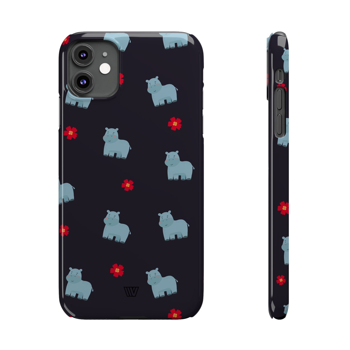 HIPPO PATTERN | Slim iPhone Case - Trovvve