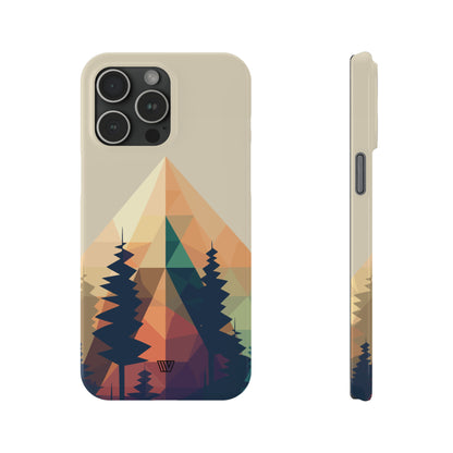 ABSTRACT MOUNTAIN PEAK | Slim iPhone Case