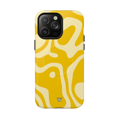 YELLOW SWIRL | MagSafe Tough iPhone Case