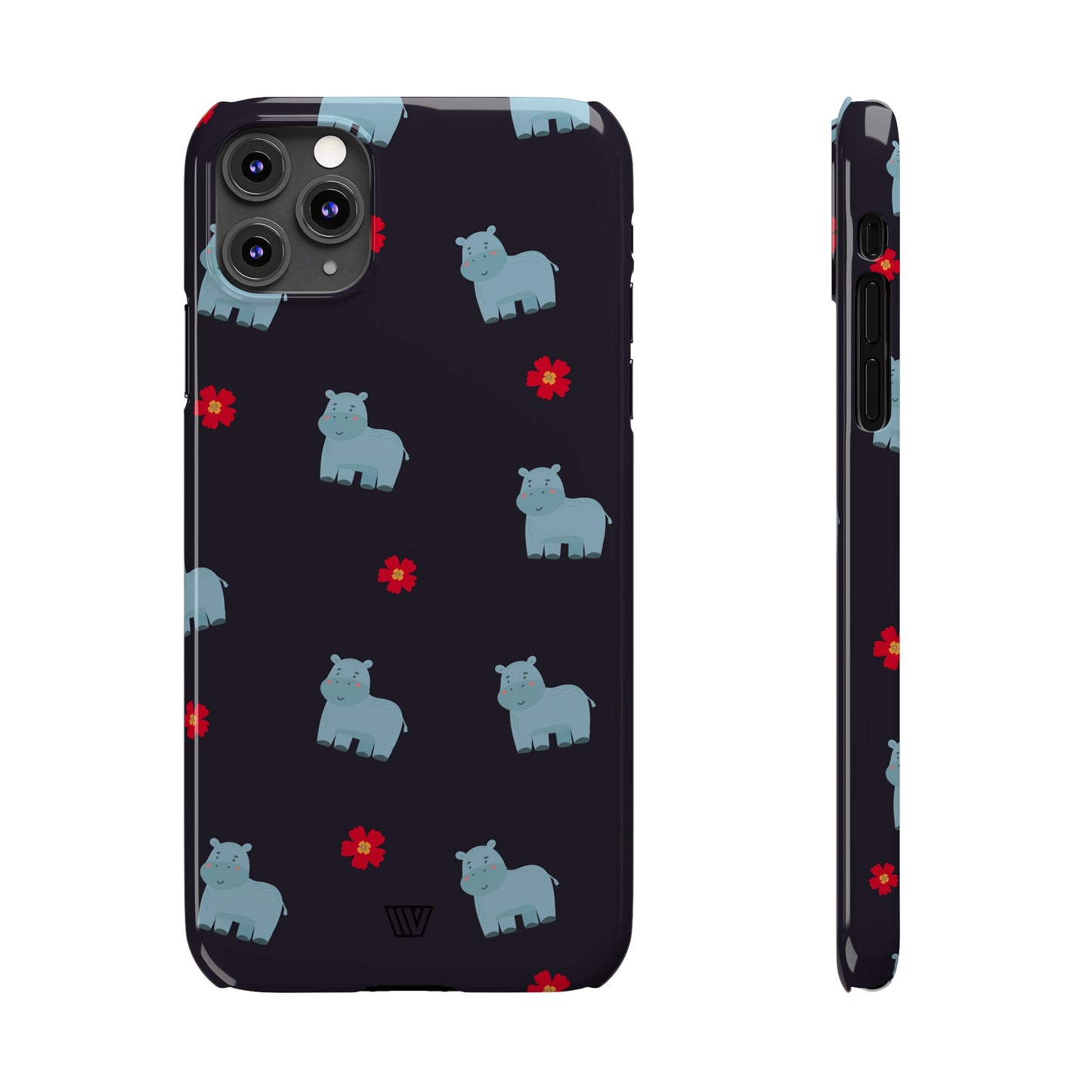 HIPPO PATTERN | Slim iPhone Case - Trovvve