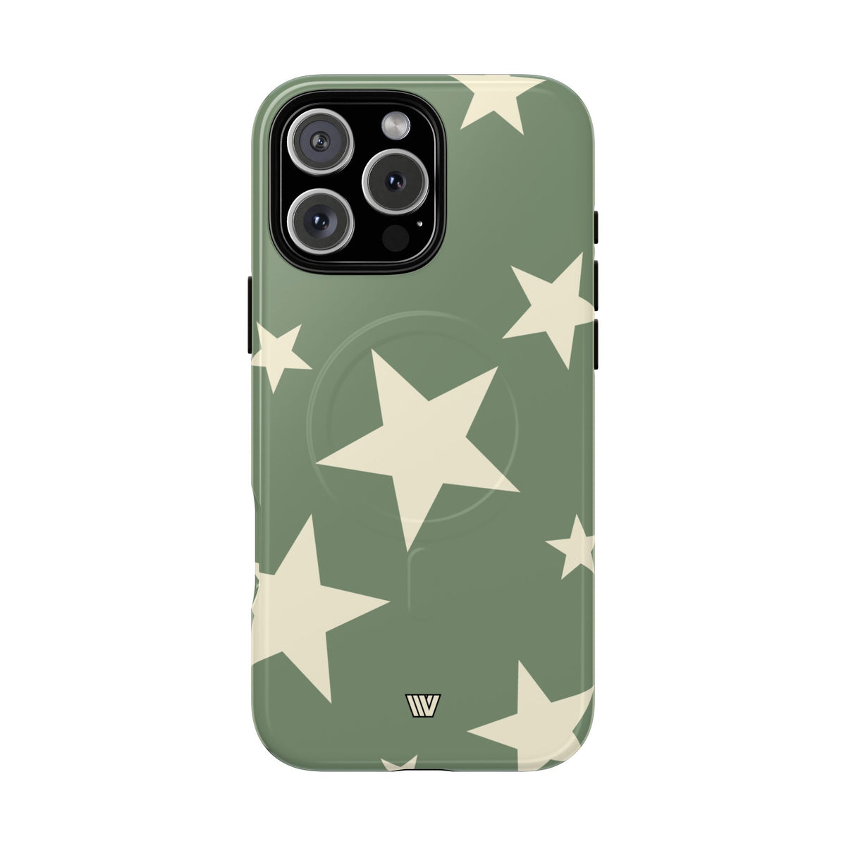 SAGE BOLD STARS | MagSafe Tough iPhone Case