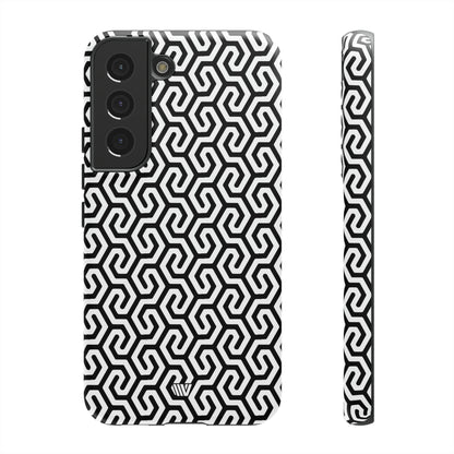 ABSTRACT INTERLOCKING PATTERN | Tough Phone Case