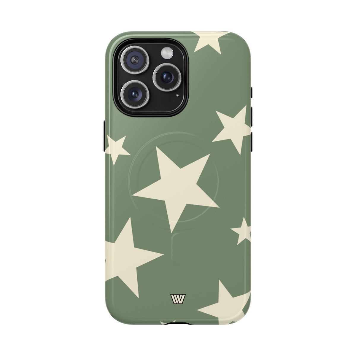 SAGE BOLD STARS | MagSafe Tough iPhone Case