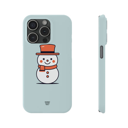 CUTE SNOWMAN | Slim iPhone Case