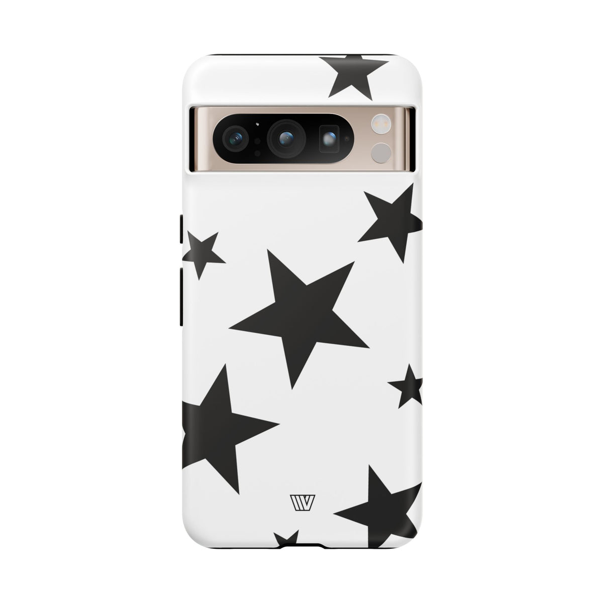 ALL WHITE BOLD STARS | Tough Phone Case