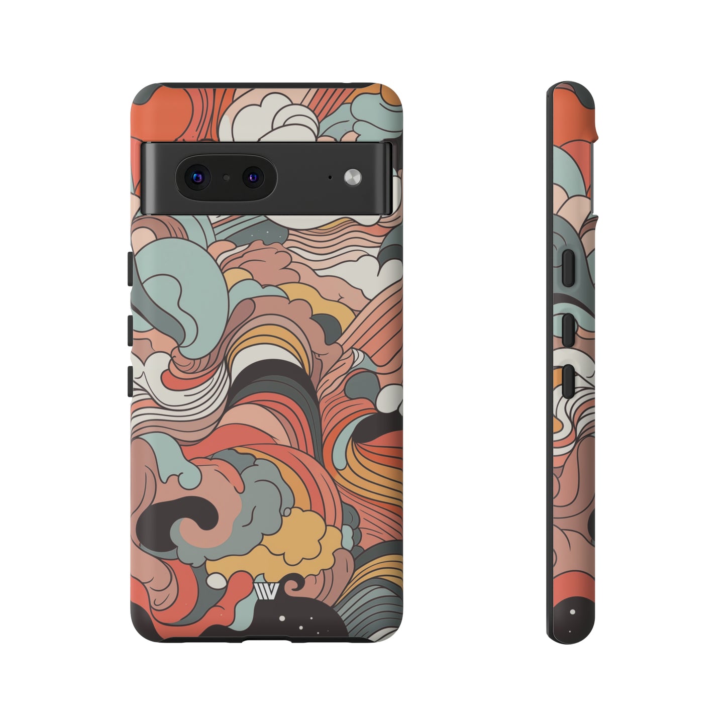 ABSTRACT DOODLE CLOUDS | Tough Phone Case - Trovvve