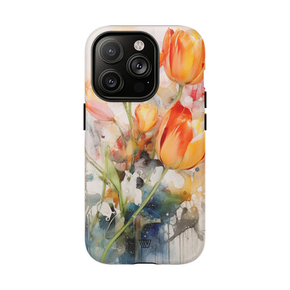 WATERCOLOR TULIPS | MagSafe Tough iPhone Case