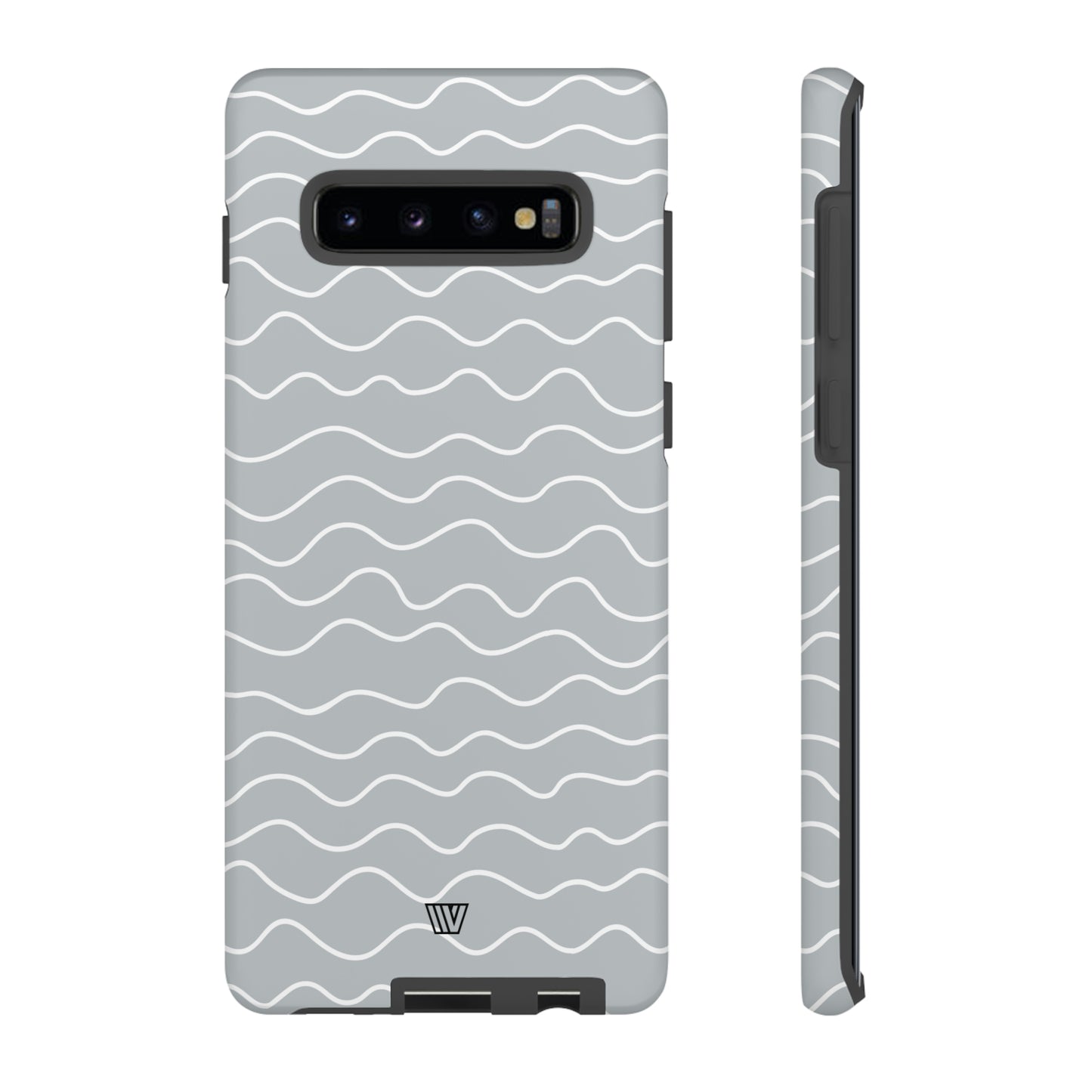 GRAY WAVES | Tough Phone Case