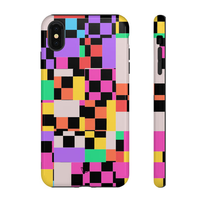 MASHED UP CHECKERBOARD | Tough Phone Case - Trovvve