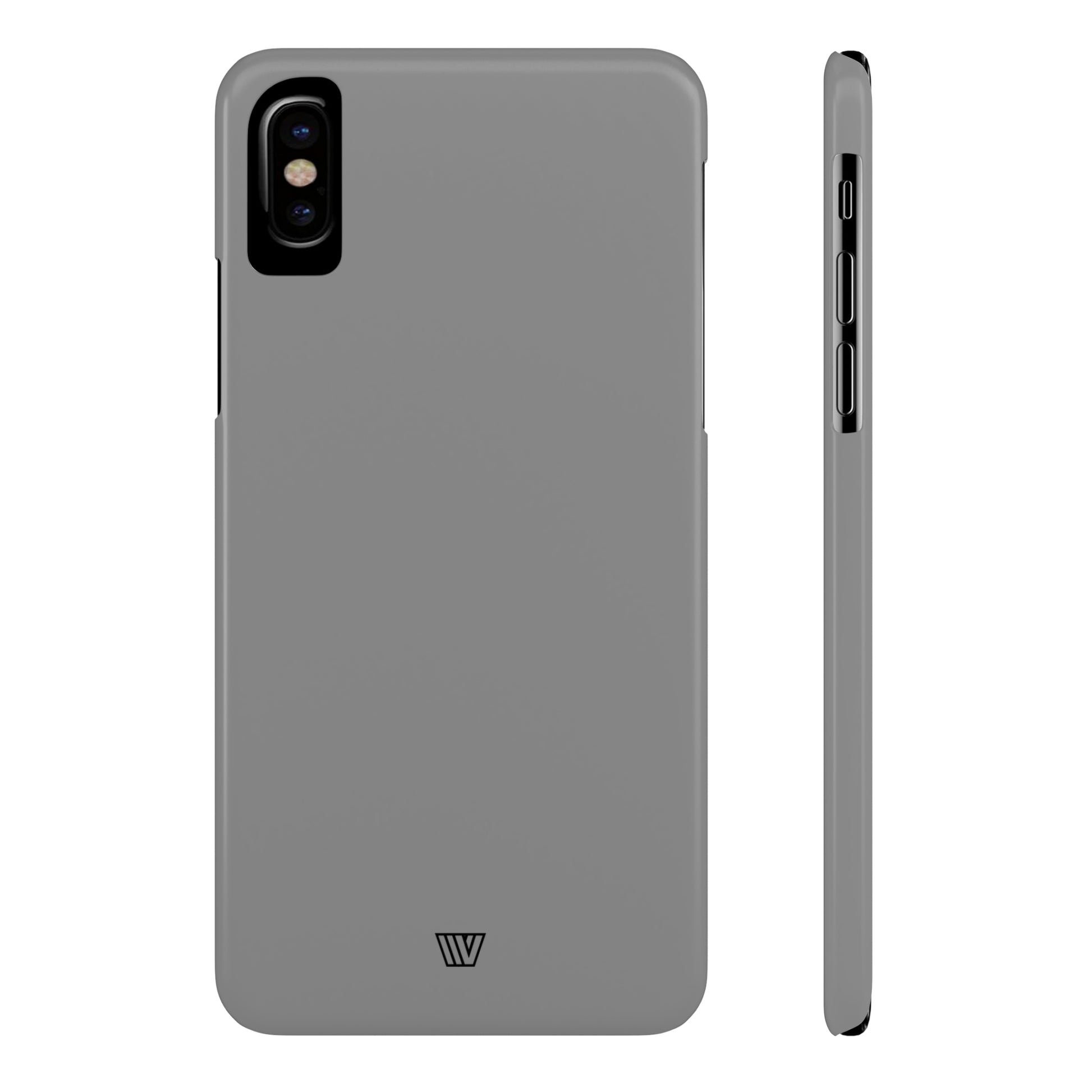 SOLID GRAY | Slim iPhone Case - Trovvve