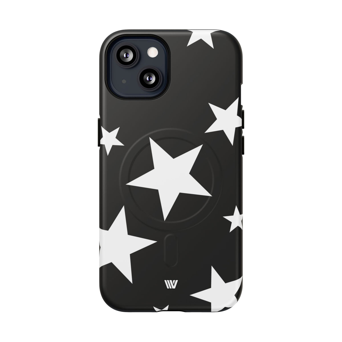 JET BLACK BOLD STARS | MagSafe Tough iPhone Case
