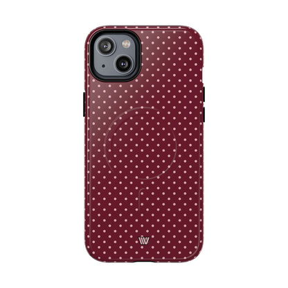 CLARET DOT | MagSafe Tough iPhone Case