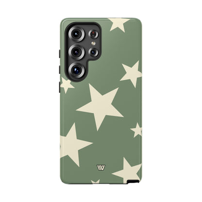 SAGE BOLD STARS | Tough Phone Case