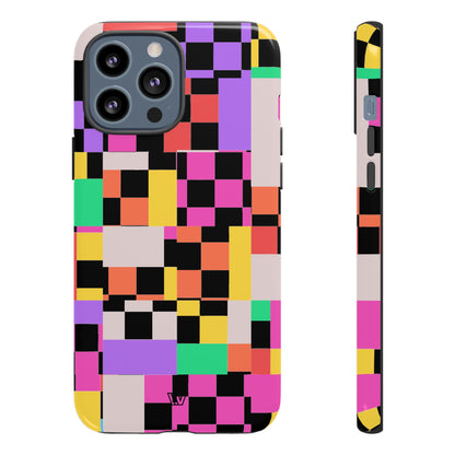 MASHED UP CHECKERBOARD | Tough Phone Case - Trovvve