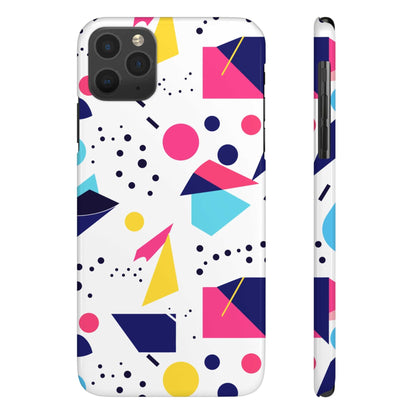 80s / 90s RETRO PATTERN LIGHT | Slim iPhone Case - Trovvve