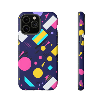 80s / 90s RETRO PATTERN DARK | Tough Phone Case