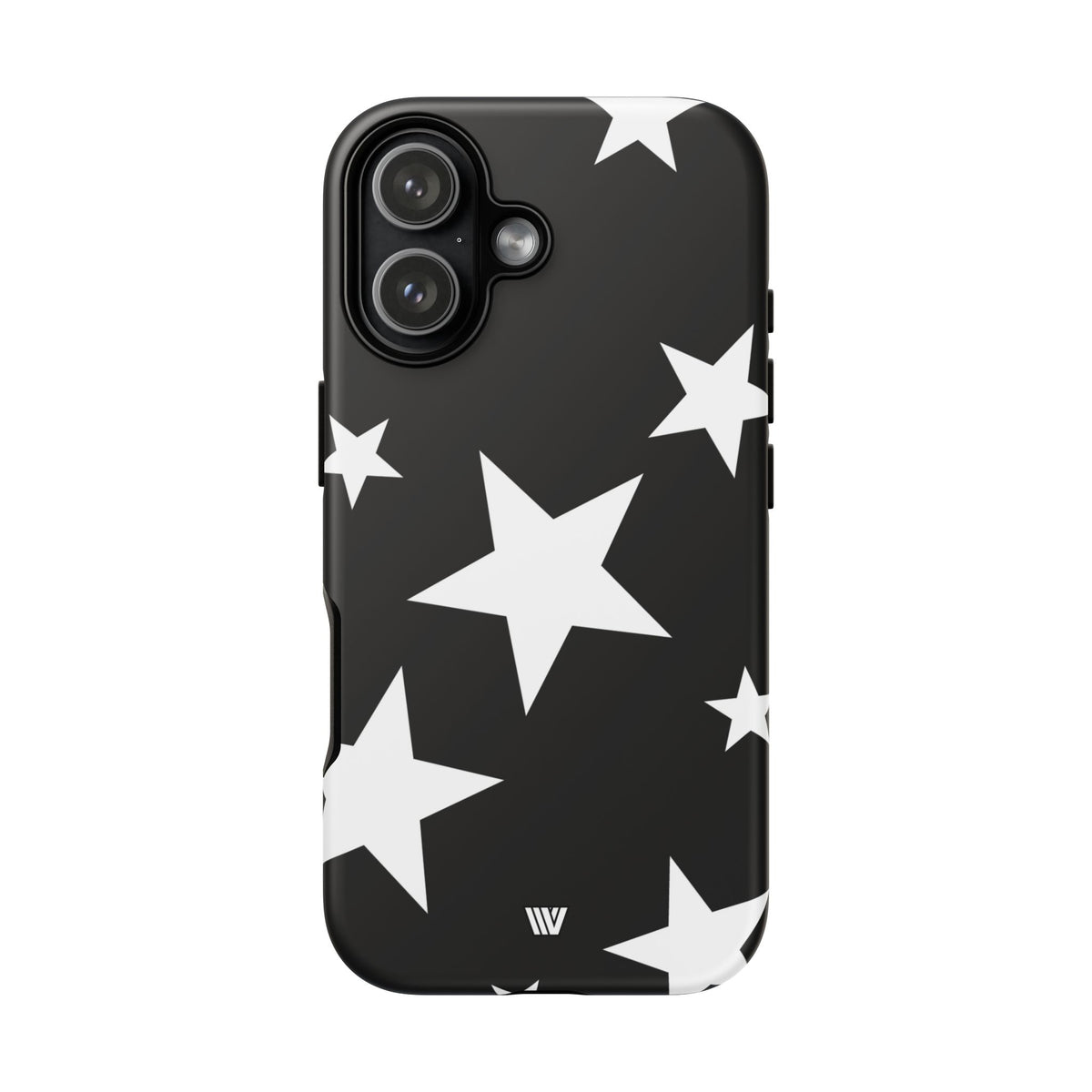 JET BLACK BOLD STARS | Tough Phone Case