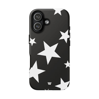 JET BLACK BOLD STARS | Tough Phone Case