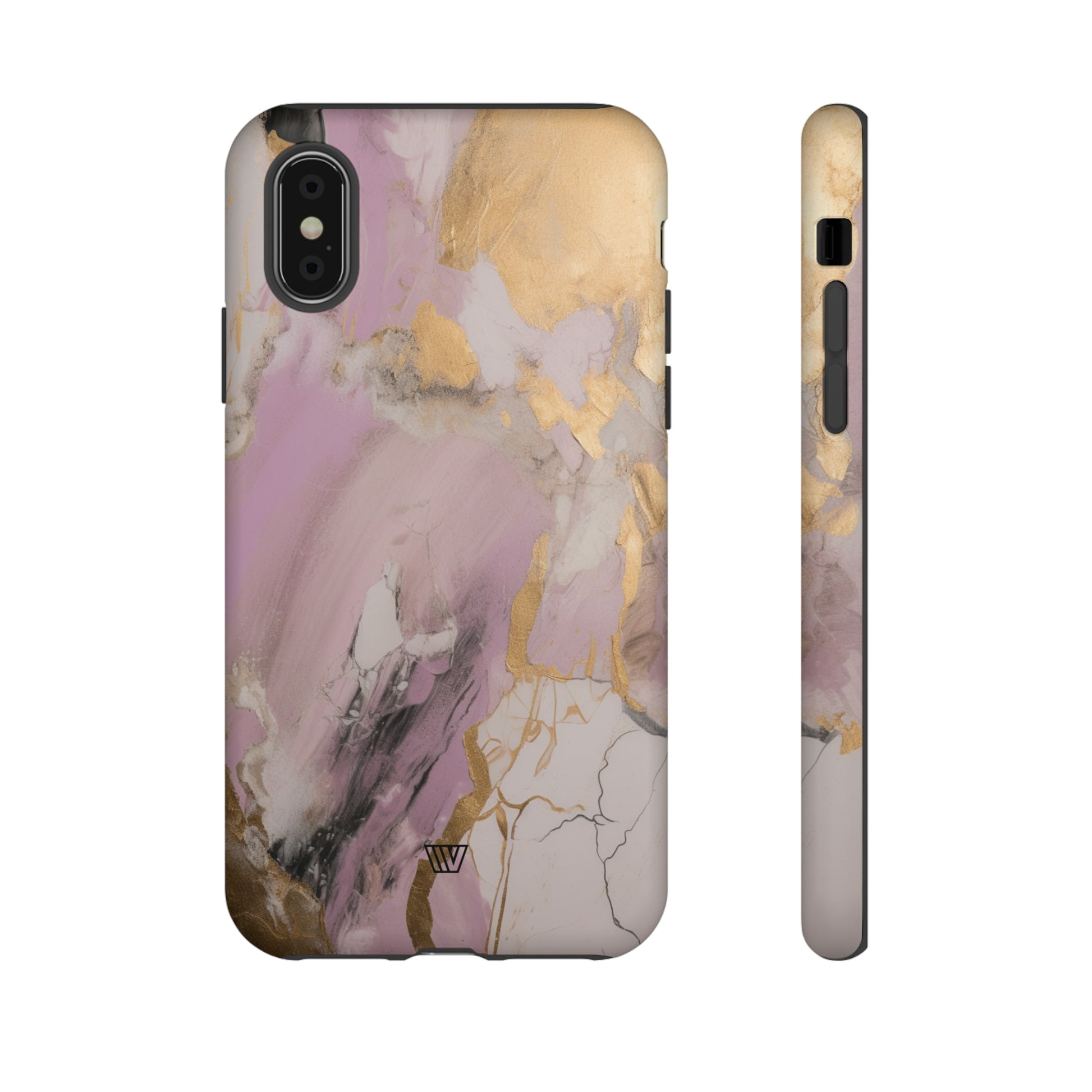 GOLD PINK ABSTRACT PAINTING | Tough Phone Case - Trovvve