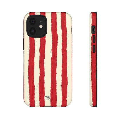 CANDY CANE STRIPE | Tough Phone Case