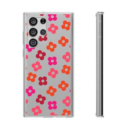 RETRO FLOWERS | Clear Phone Case - Trovvve