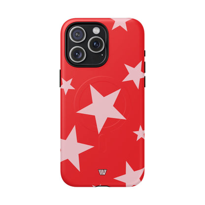 RED BOLD STARS | MagSafe Tough iPhone Case