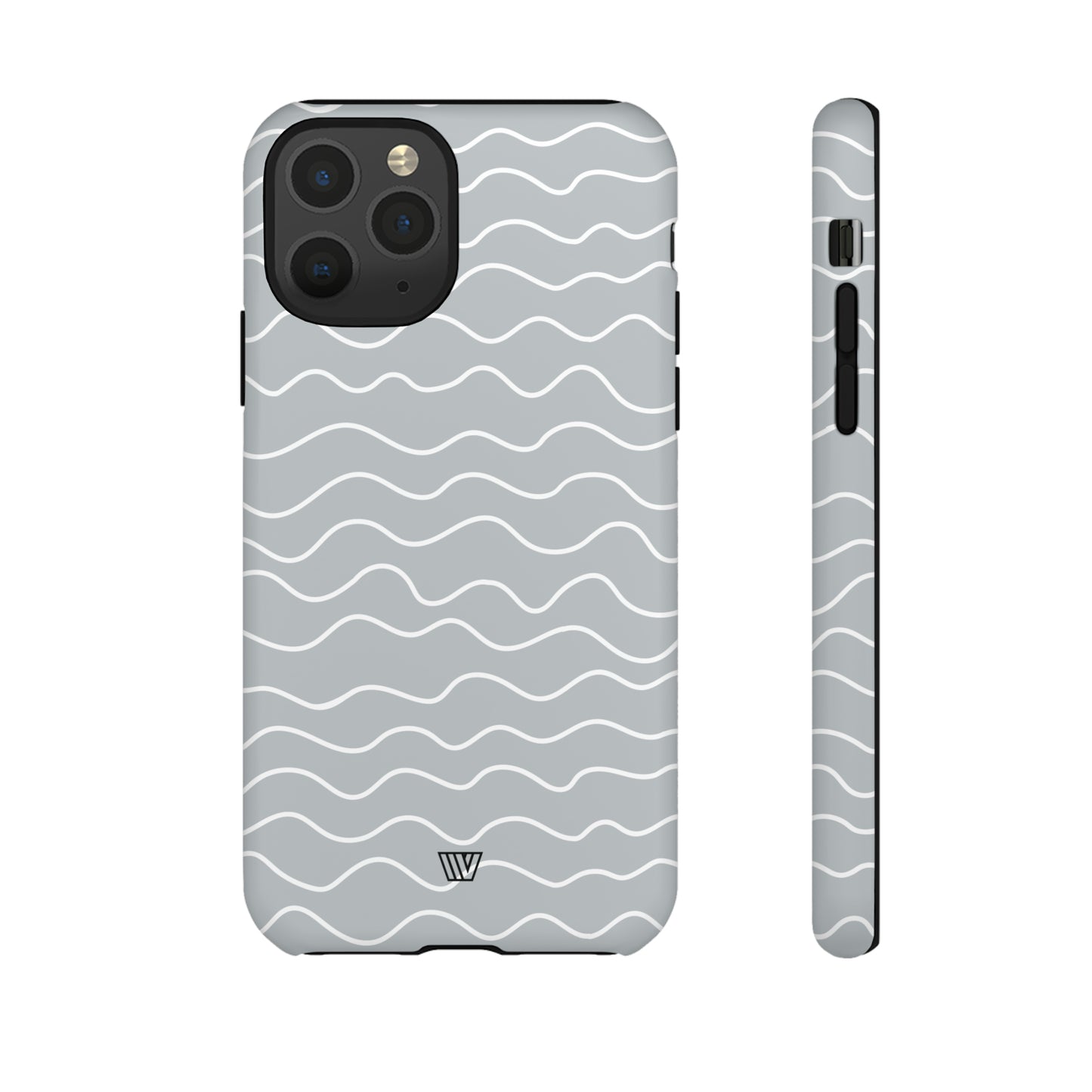 GRAY WAVES | Tough Phone Case