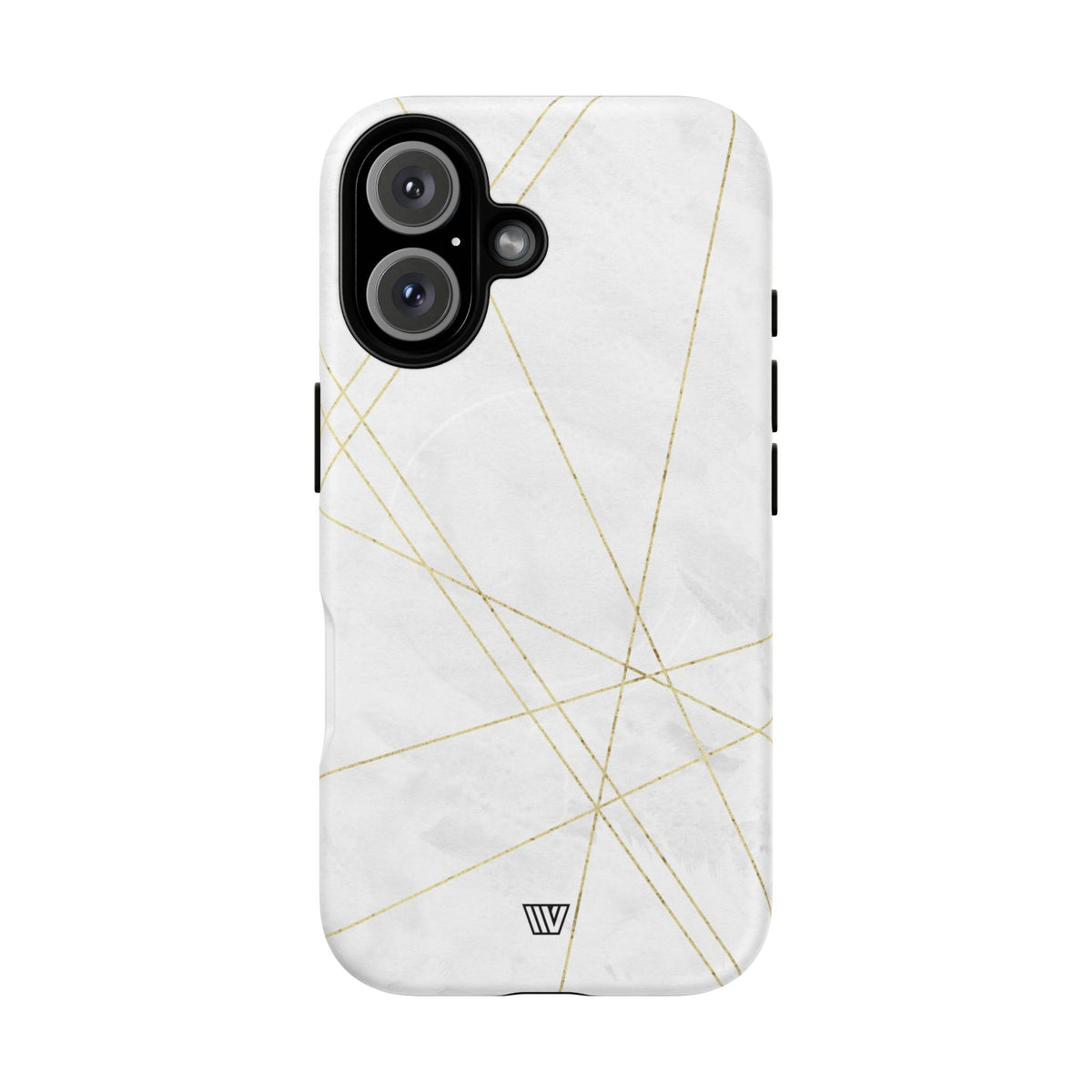 Gold Lines MagSafe Tough iPhone Case – iPhone 16, Matte