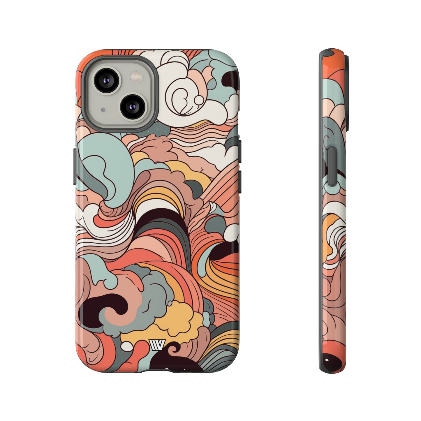 ABSTRACT DOODLE CLOUDS | Tough Phone Case - Trovvve