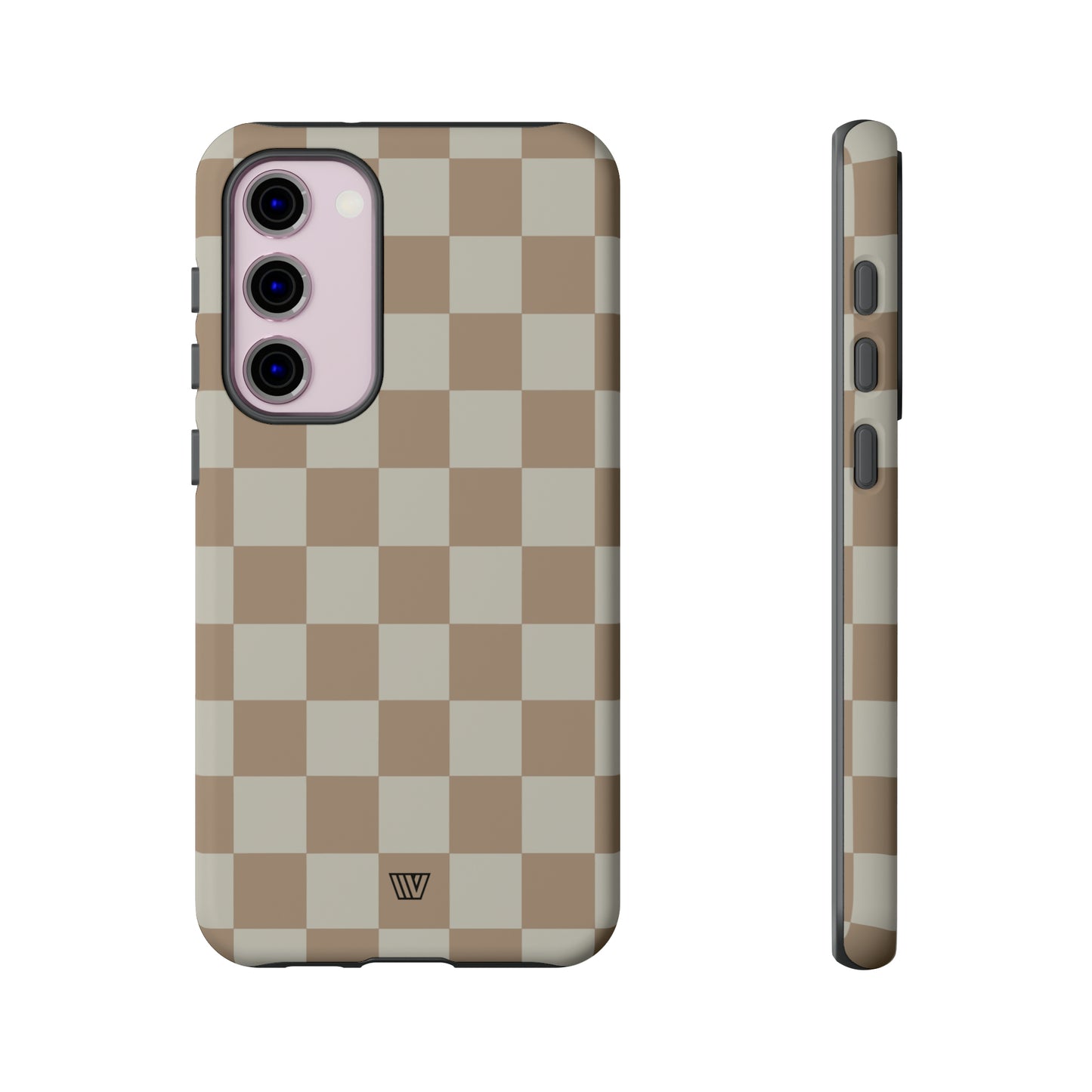 NEUTRAL CHECKERBOARD | Tough Phone Case - Trovvve