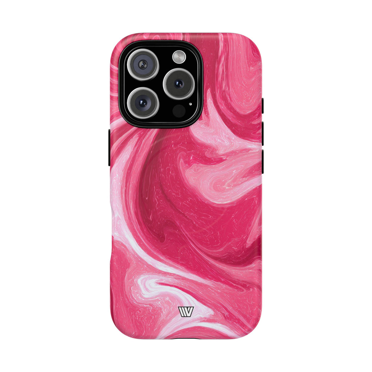 Strawberry Storm MagSafe Tough iPhone Case – iPhone 16 Pro, Matte