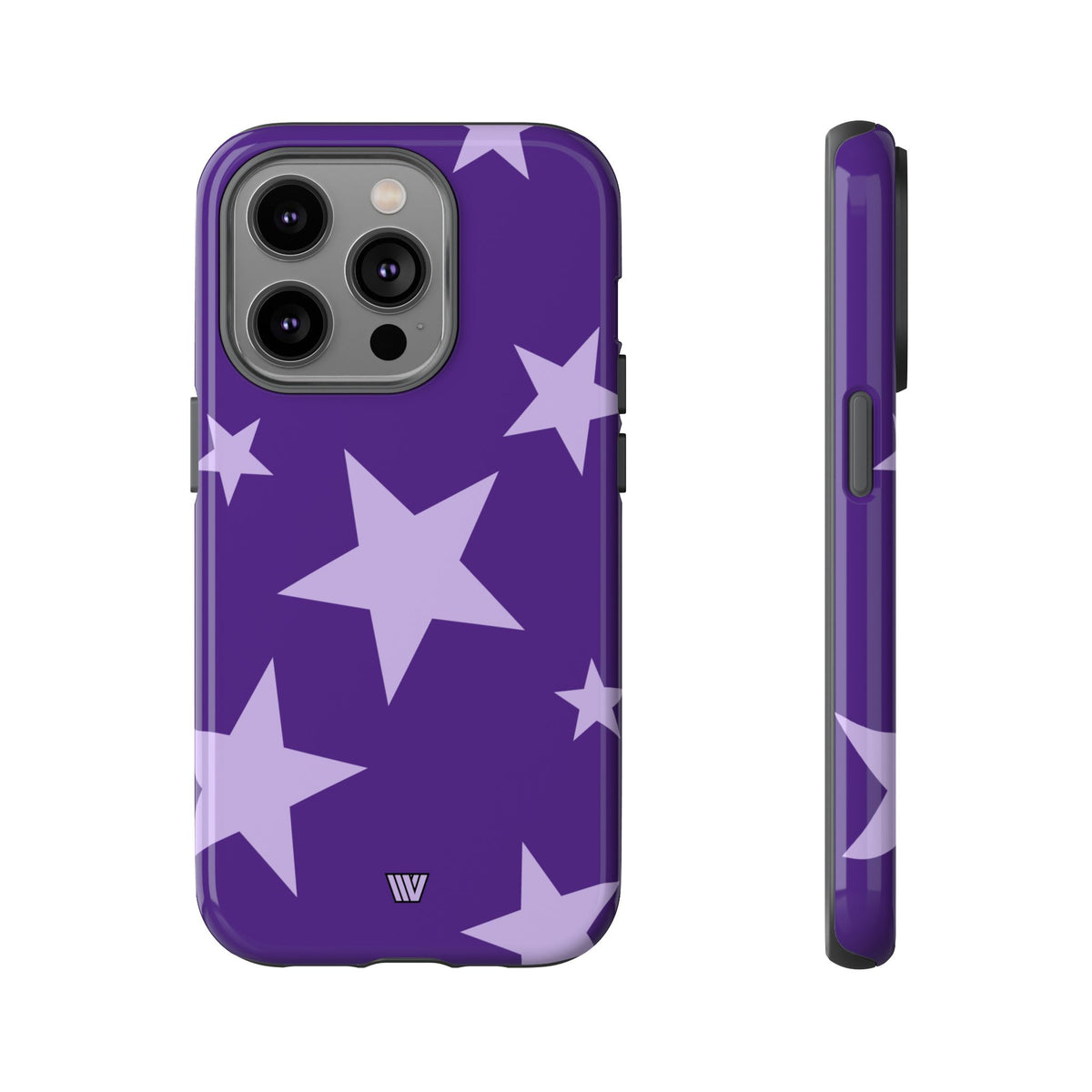PURPLE BOLD STARS | Tough Phone Case