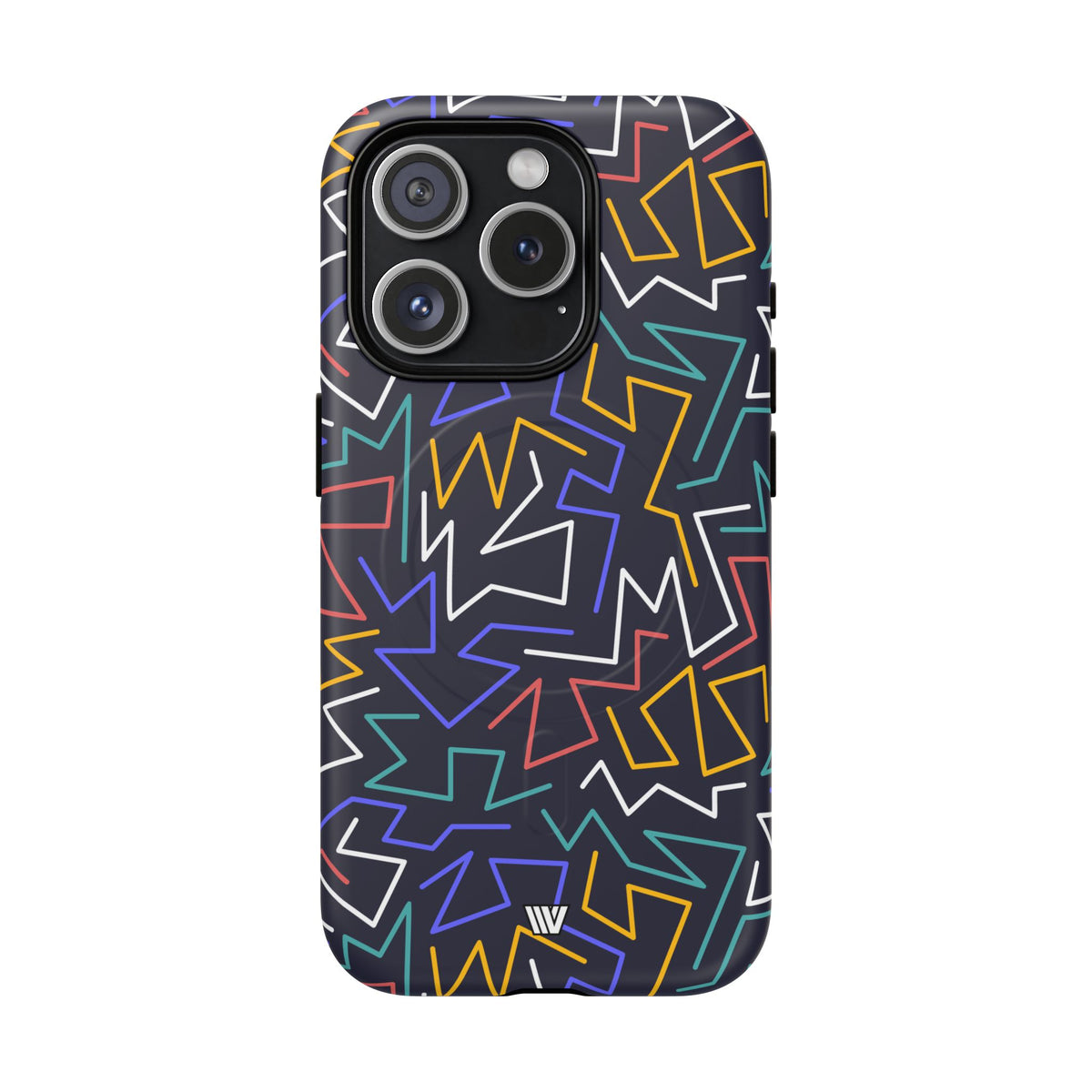 Zigzag Night MagSafe Tough iPhone Case – iPhone 15 Pro, Matte