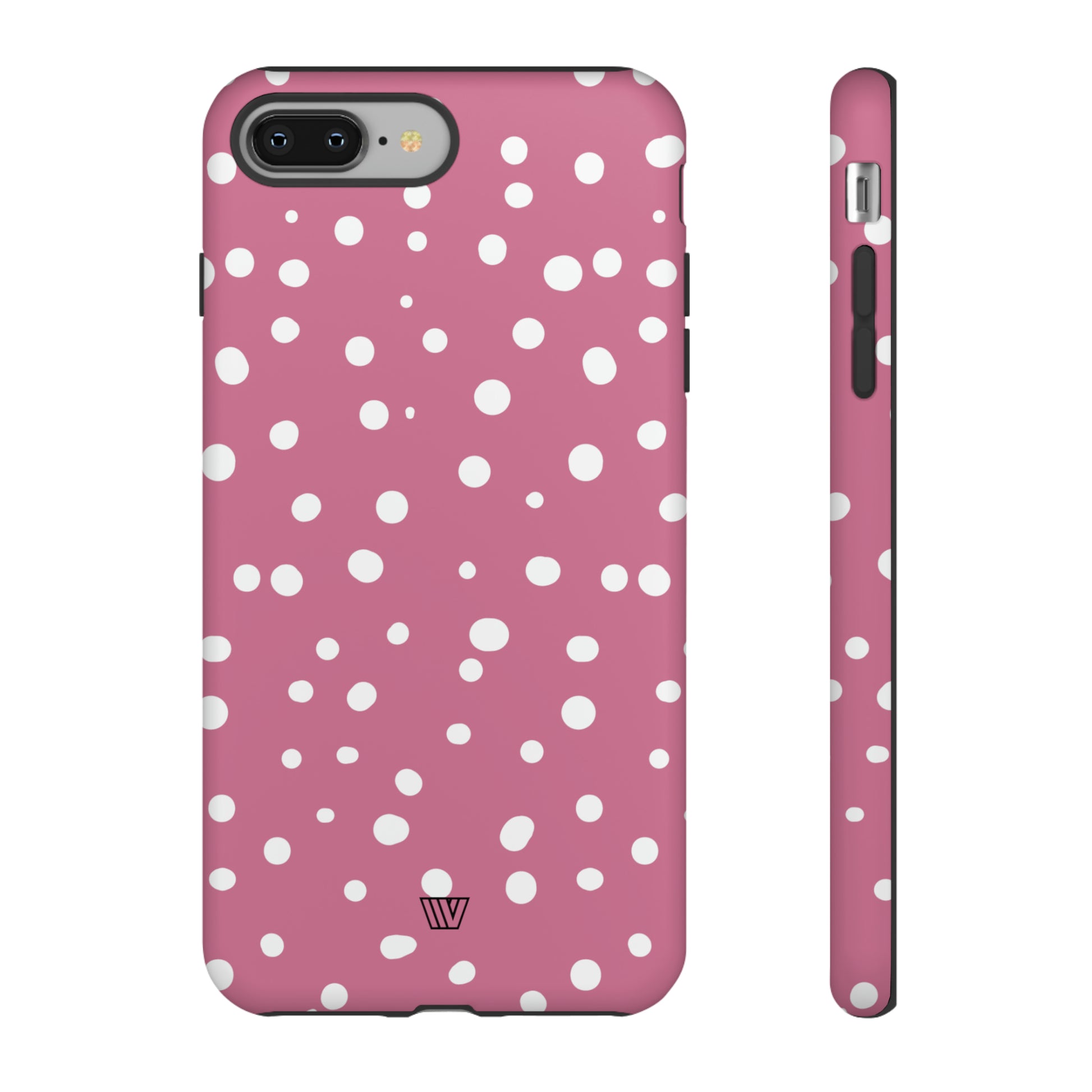 BLUSH RED DOTS | Tough Phone Case - Trovvve