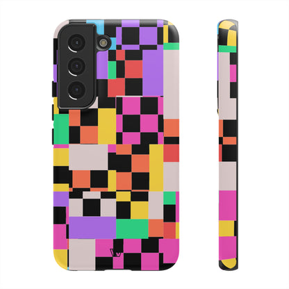 MASHED UP CHECKERBOARD | Tough Phone Case - Trovvve