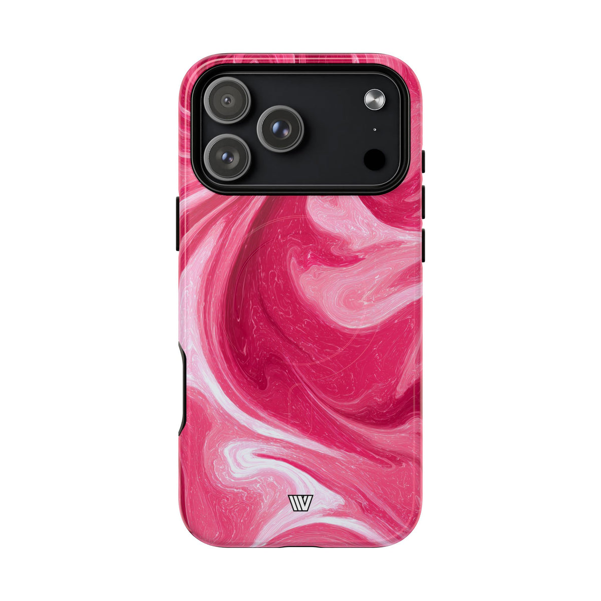 Strawberry Storm MagSafe Tough iPhone Case – iPhone 17 Pro Max, Glossy