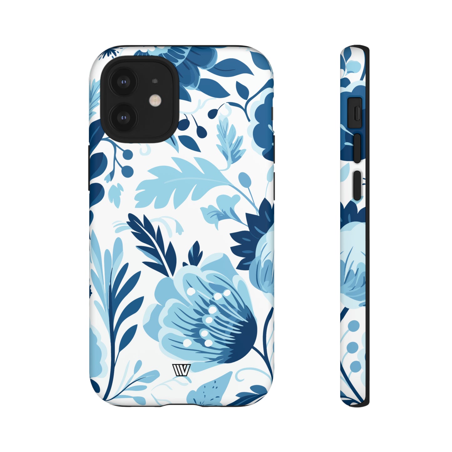 BLUE WHITE FLOWERS | Tough Phone Case - Trovvve