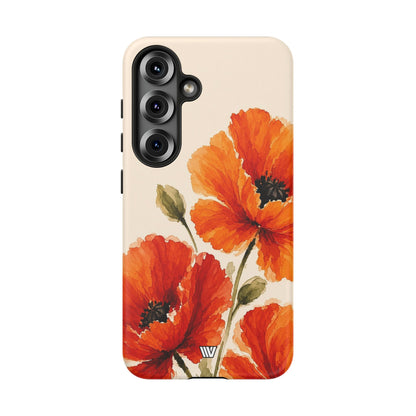 WILD POPPIES | Tough Phone Case